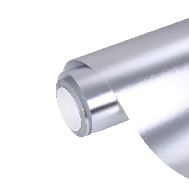 Texture du film Matte Chrome Alexander Silver Metallic