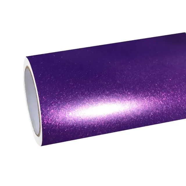 Texture du film Matte Metallic Diamond Purple Gold Chameleon