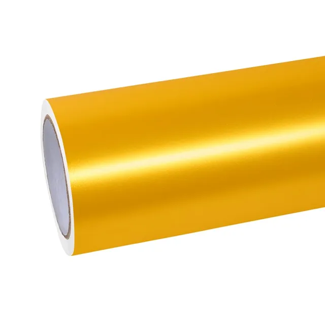 Texture du film Matte Pure Metal Yellow Gold