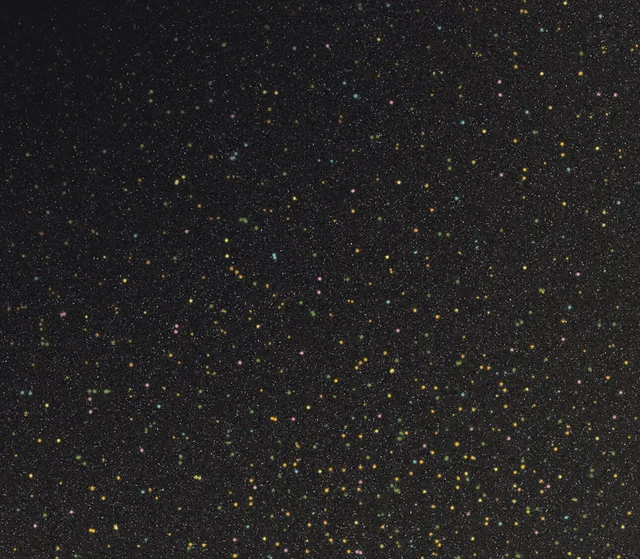 Texture du film Matte Black Galactic Gold