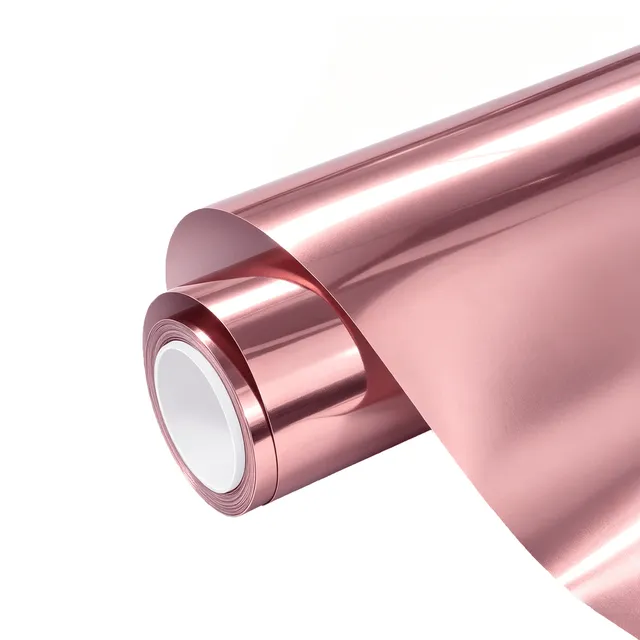 Texture du film Rose Gold Chrome