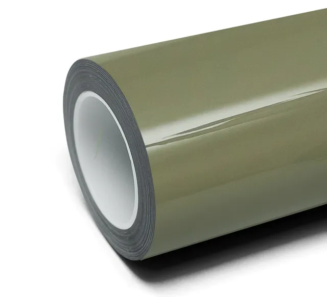 Texture du film Super Gloss Khaki Green