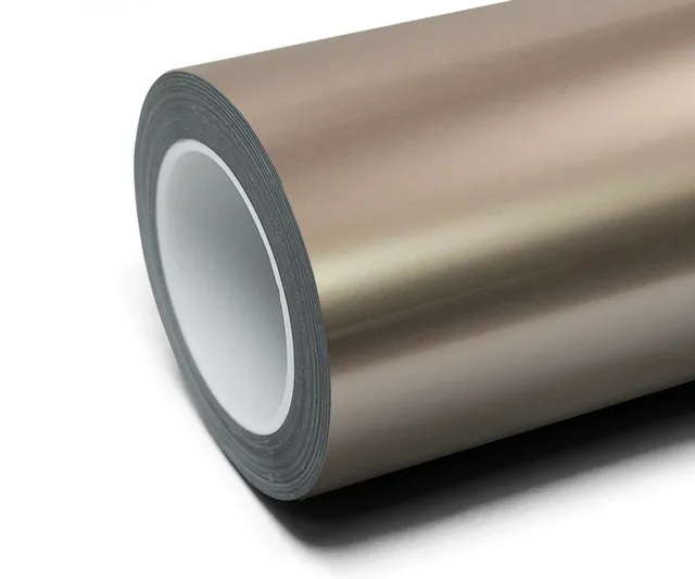 Texture du film Super Gloss Liquid Metallic Champagne