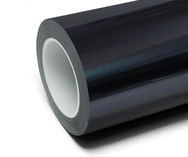 Texture du film Super Gloss Metallic Charcoal Blue