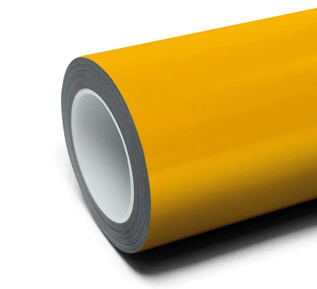 Texture du film Super Gloss Metallic Dandelion Yellow