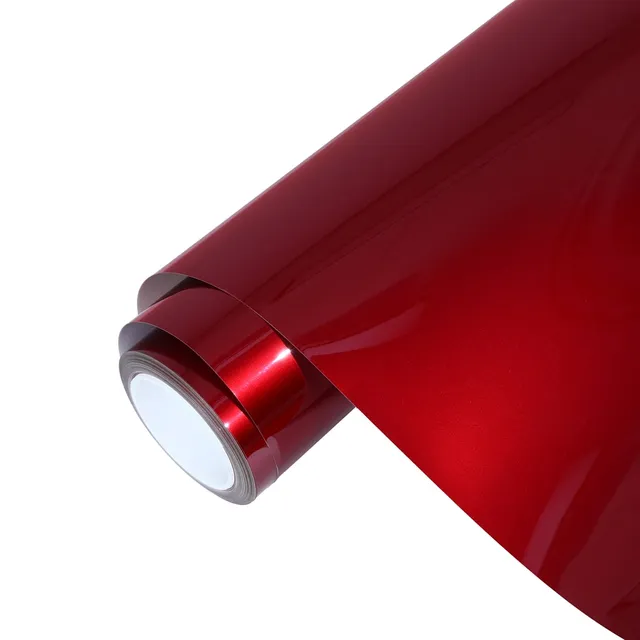 Texture du film Tesla Gloss Midnight Cherry Red