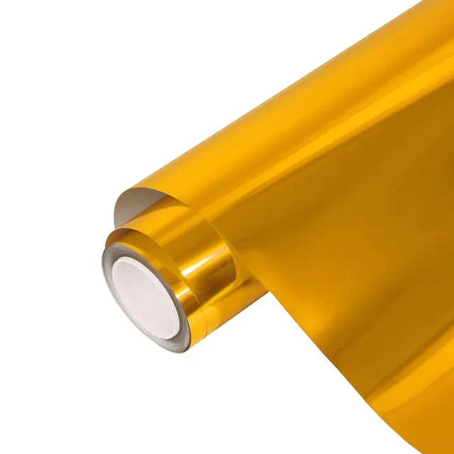 Texture du film Yellow Gold Chrome